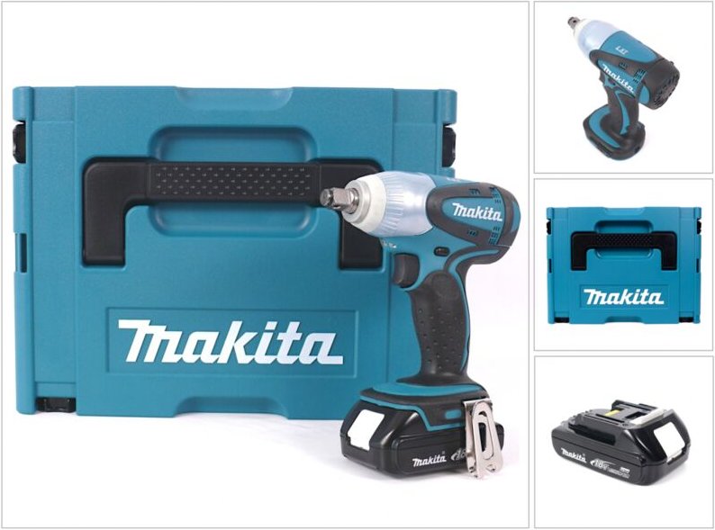 Makita DTW 251 Y1J Akku Schlagschrauber 18V 230Nm im MAKPAC mit 1,5 Ah Akku - ohne Lader