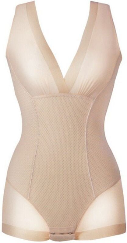 Shapewear Figurformende Unterwäsche, Beige - Größe L