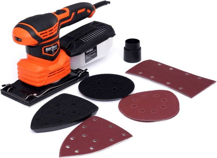 3-in-1-Exzenterschleifer mit Behälter KD3063