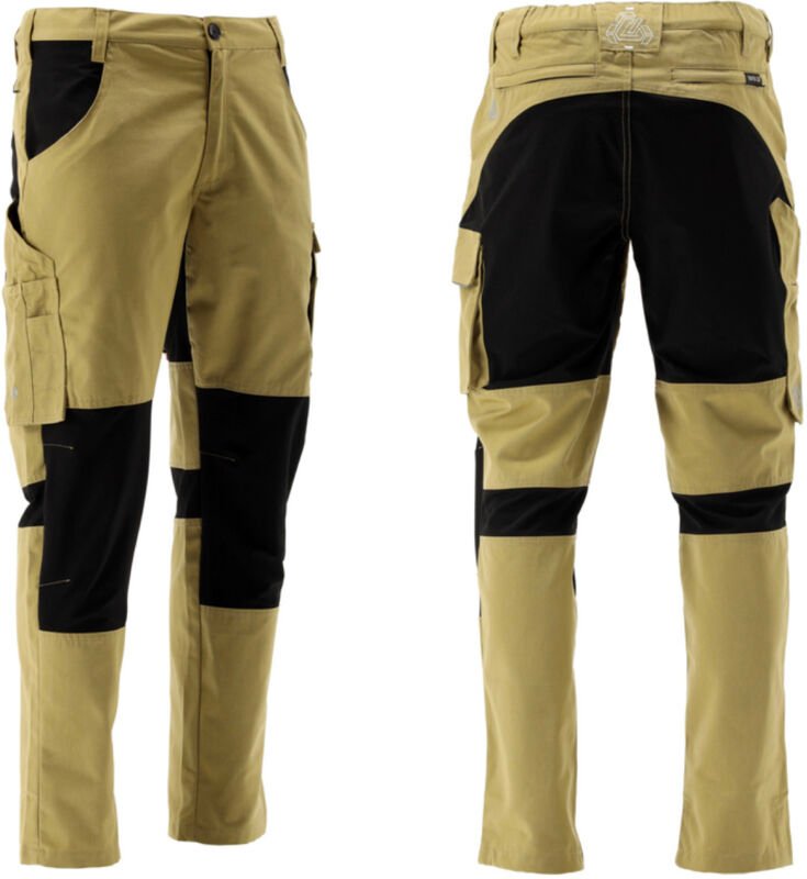 Arbeitshose SERWAL 4-Way STRETCH khaki/schwarz Gr. XXL