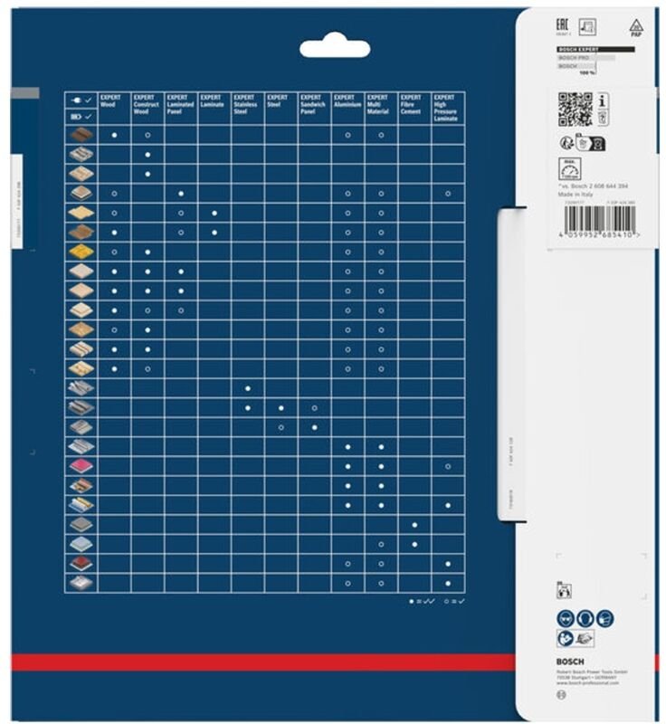 Bosch EXPERT Kreissägeblatt Laminat, 254x30 mm, Z84