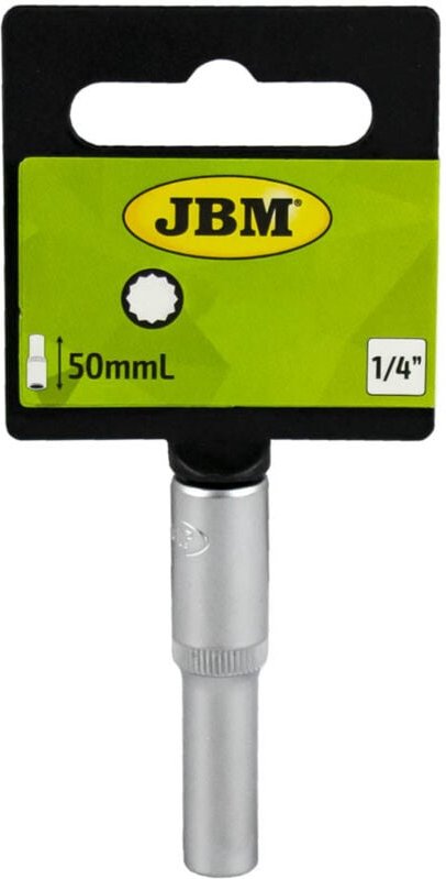 JBM - 50mm lange Steckdose. 13mm. xzn 1/4' 10181