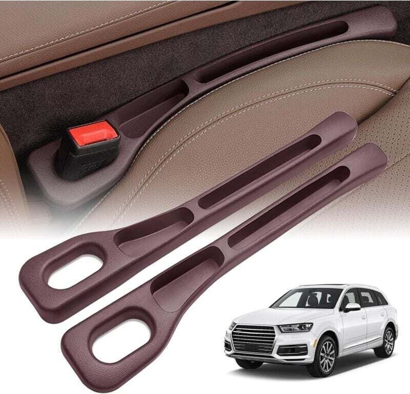 2 Stück Innenraum-Sitzfüller, universelle Autositz-Spaltfüller, auslaufsichere Autositz-Spaltfüllstreifen, für die meist...