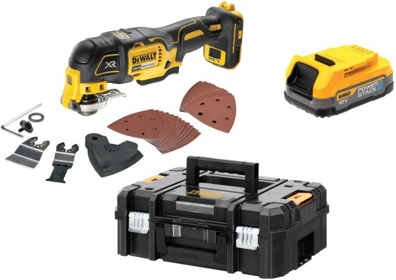 Dewalt Multitool 18v 1x1,7ah powerstack dcs356e1t