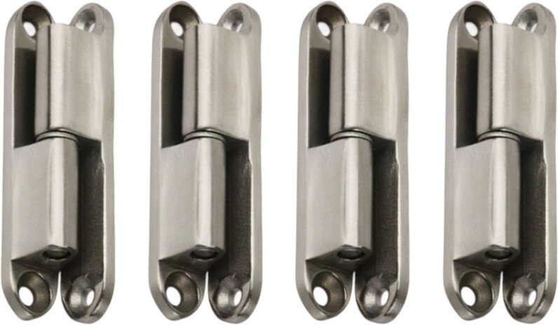 Schranktürscharniere, 4 Stück Türscharniere mit Schrauben 231-1 Abnehmbare Edelstahl-Türscharniere, Türbänder für Hausmö...