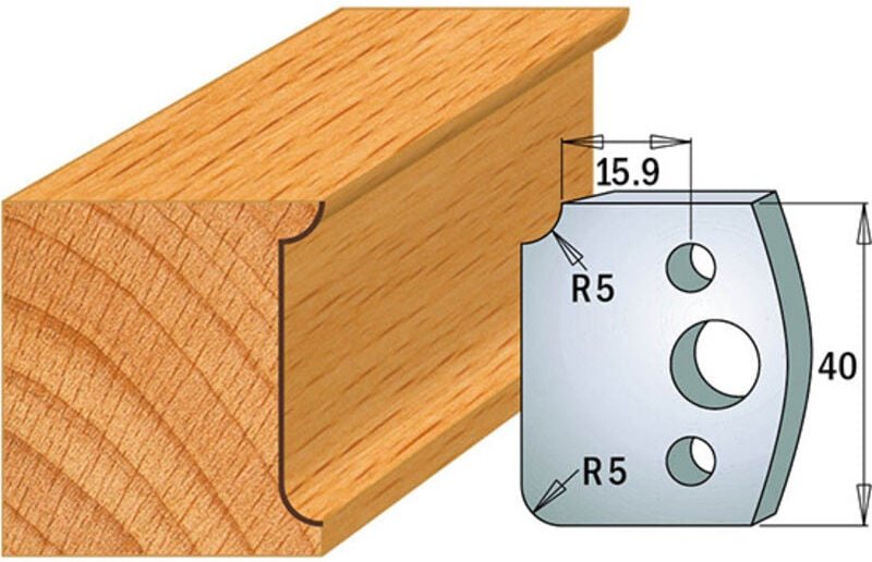 691.172 Paar Abweiser 40x4mm