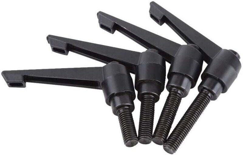 Levier de Serrage Alliage M10 Filetage Mâle Poignée Réglable Douille Hexagonale Goujon 50mm