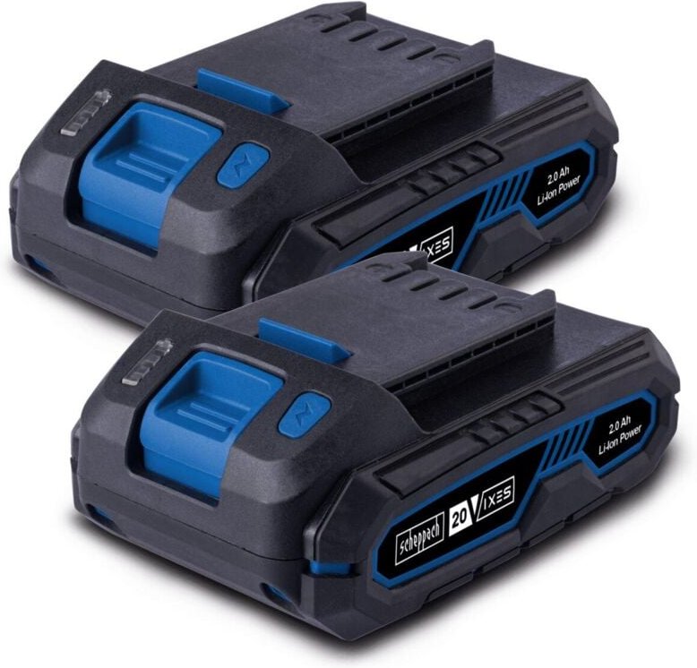 Scheppach - Starterkit mit 2x 20V 2.0Ah Akkus ixes Serie