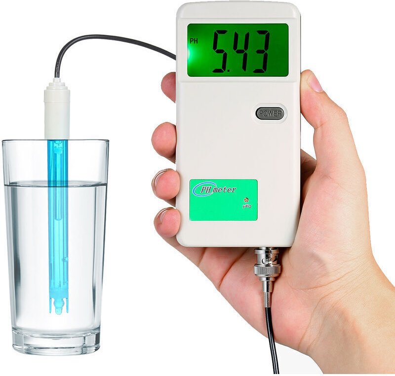 CHOYCLIT pH-Meter, hohe Genauigkeit, praktischer pH-Detektor, Hintergrundbeleuchtung, Anzeige der Wasserqualität, Detekt...