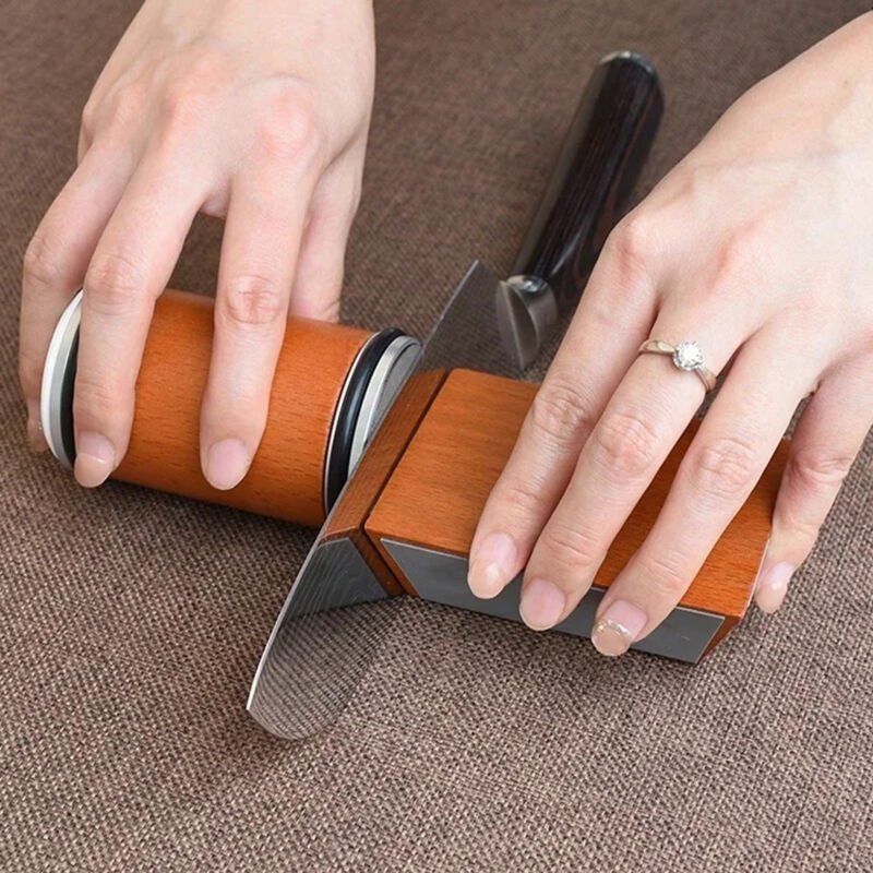 Schärfset für Rollenmesser, Rollenmesserschärfer für gerade Klingen mit 15- und 20-Grad-Winkeln, Schärfset für Rollenmes...