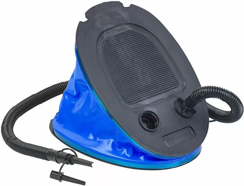 Trade Shop Traesio - Trade Shop - pedal pomple blu 3LT gonfiatore portatile piedi gonfiabiabiing to soffietto 23X17CM 01...