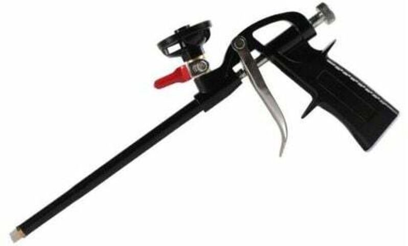 Professionelle, verstellbare Polyurethan-Schaumpistole, PU-Expansionsschaumpistole aus Metall, Kartuschenpistole mit No-...