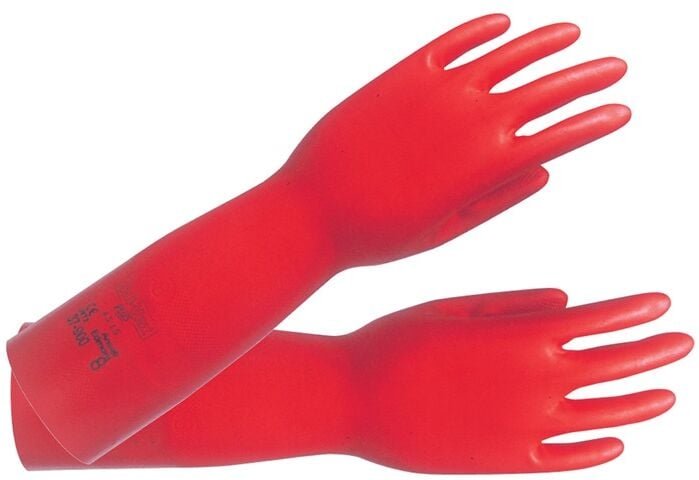 37-900-11 Chemikalienhandschuhe AlphaTec Sol-Vex 37-900 Gr.11 rot en 3 - Ansell