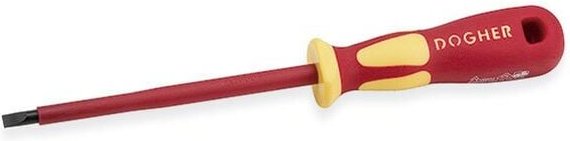 Isolierter Schraubendreher, vde 1000V, CrMo, 6,5x150 mm Dogher 360-065-150