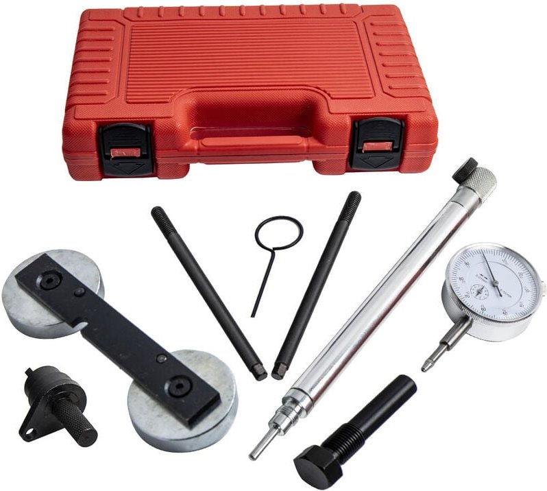 Motor Steuerketten Einstellwerkzeug mit Messuhr für AUDI VW SKODA 1.2 1.4 1.6Motor Steuerketten Einstellwerkzeug mit Mes...