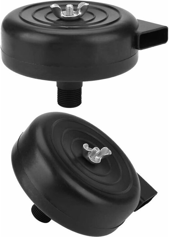 Kompressor-Luftfilter, 16 mm 3/8-Punkt-Luftkompressor-Ansaugfilter, Schalldämpferfilter mit Außengewinde für Kompressore...