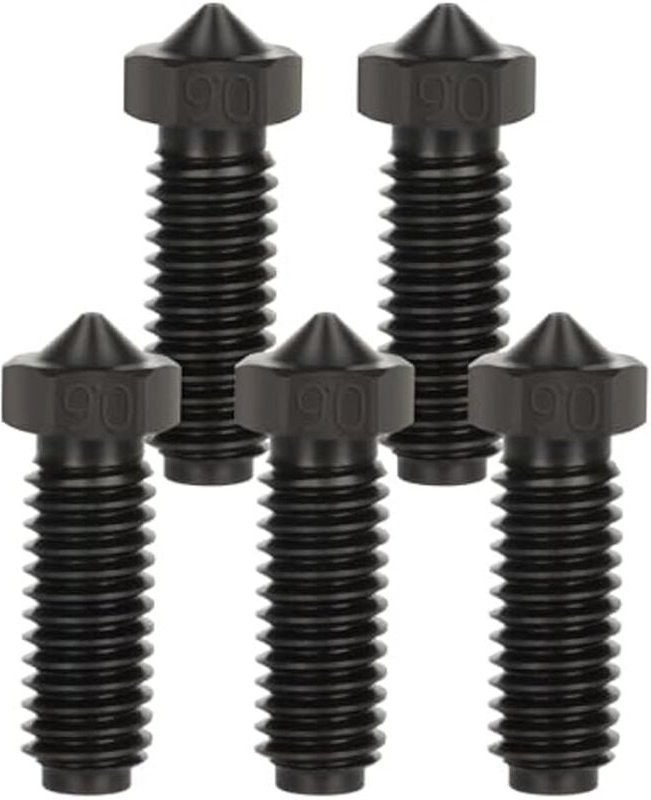 5pc 3D Drucker Extruder Hotend Düse Kits 0,6mm für 2/ 2 Neo/ Pro/ Plus/ Max