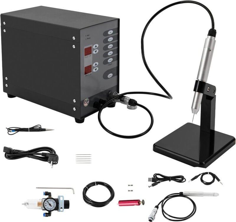 Automatischer Pulse Spot Welder 220V 300W Schmuck Gold Silver Punktschweißgerät Welding Machine Tool Puls-Argon-Lichtbog...