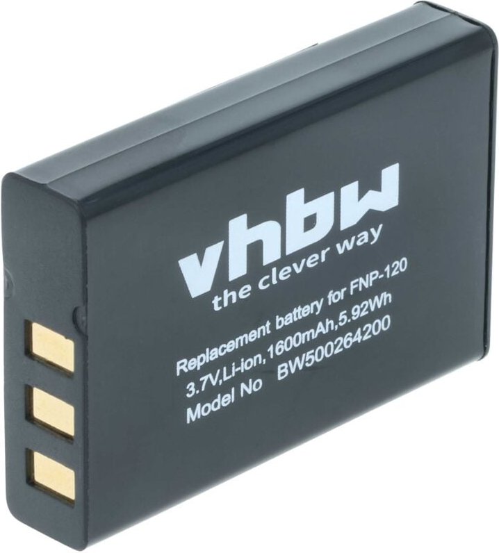 Vhbw - 1x Akku kompatibel mit gns BT-338, BT-318, BT-318x, 5840, 5843 gps Navigation Navi (1600 mAh, 3,6 v, Li-Ion)