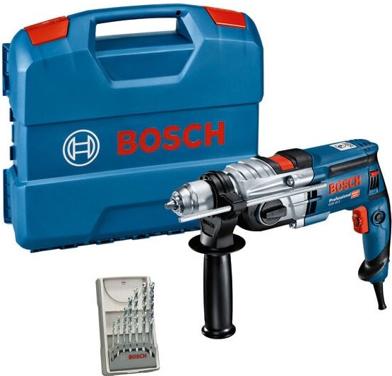 Bosch Schlagbohrmaschine gsb 20-2 im Set mit Steinbohrer-Set im L-Case