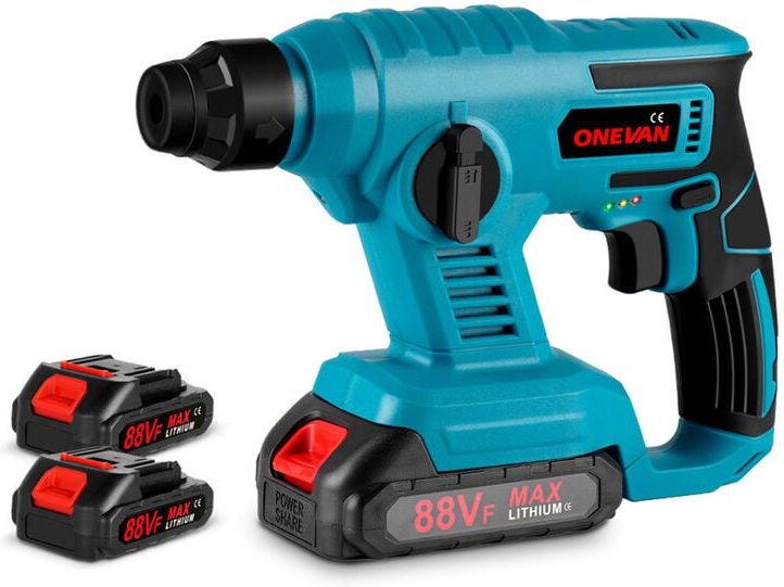 1000W 3600RPM Elektrohammer Wiederaufladbarer Akku-Handmultifunktionaler elektrischer Schlagbohrer für Makita 18V Akku