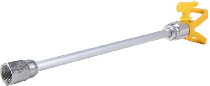 Tlily - 4-teiliges Airless-Farbwerkzeugset, 11,8 Zoll Verlängerungsstange mit 517-Sprühspitze und Düsenschutz