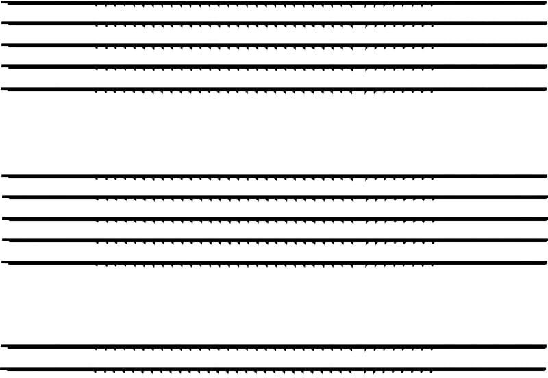 Proxxon - Super-Cut-Laubsägeblatt für Holz, normal verzahnt, (No.5: 17 Zähne auf 25 mm), 12 Stück - 28117