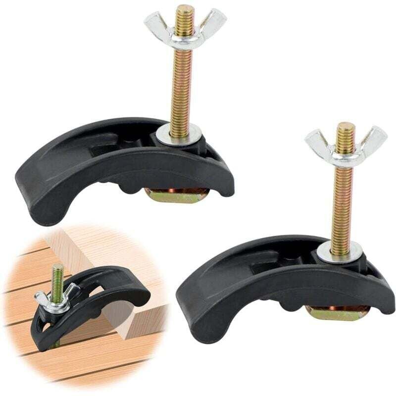 Pinces à rainure en T, alliage d'aluminium M8, pour serrer et libérer rapidement les outils de travail du bois sur les é...