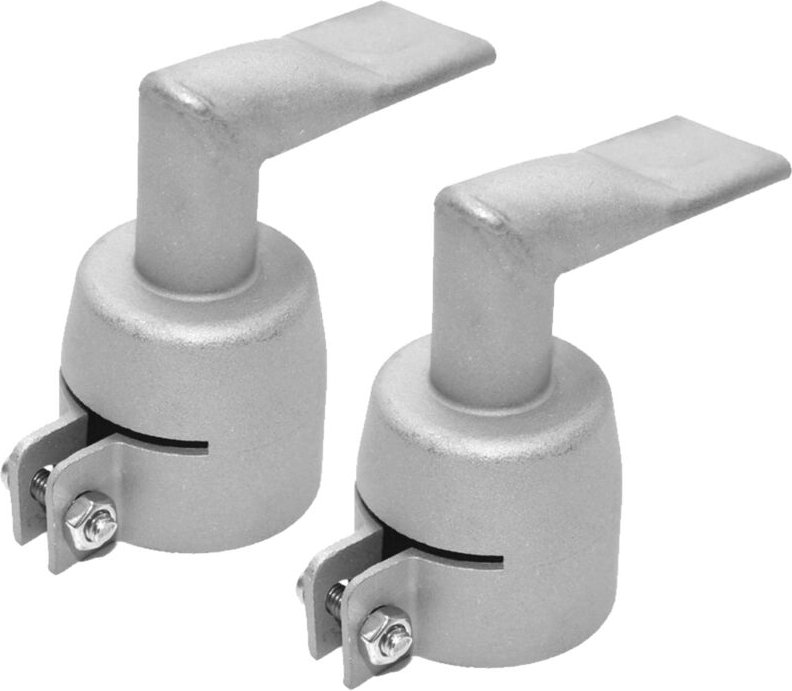 2 Stück Heißluftpistolen-Düsen, 20 mm 90° Bogen-Schweißdüse Heißluftpistolen-Schweißzubehör Schweißpistolen-Spitze