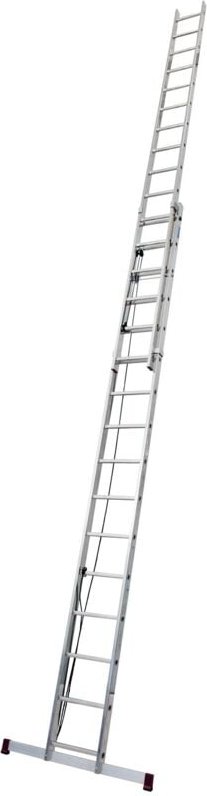 Corda Alu Anlegeleiter 7,85 m Teleskopleiter Schiebeleiter Seilzugleiter - Krause