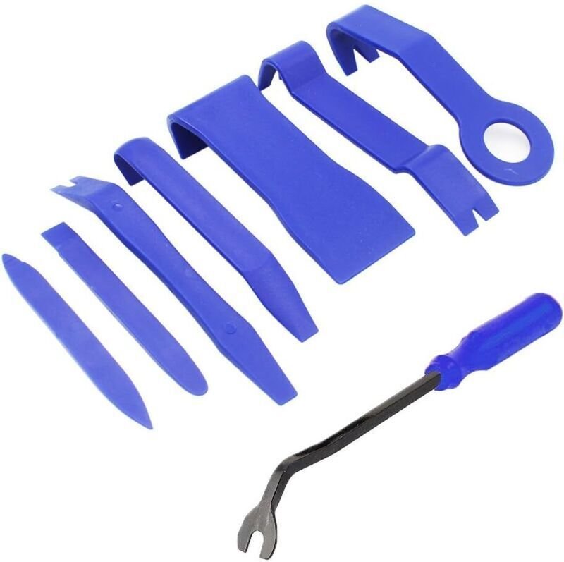 8-teiliges Multifunktions-Werkzeugset zum Aus- und Einbau von Autoradios, Audioanlagen, Innenverkleidungen, Armaturenbre...