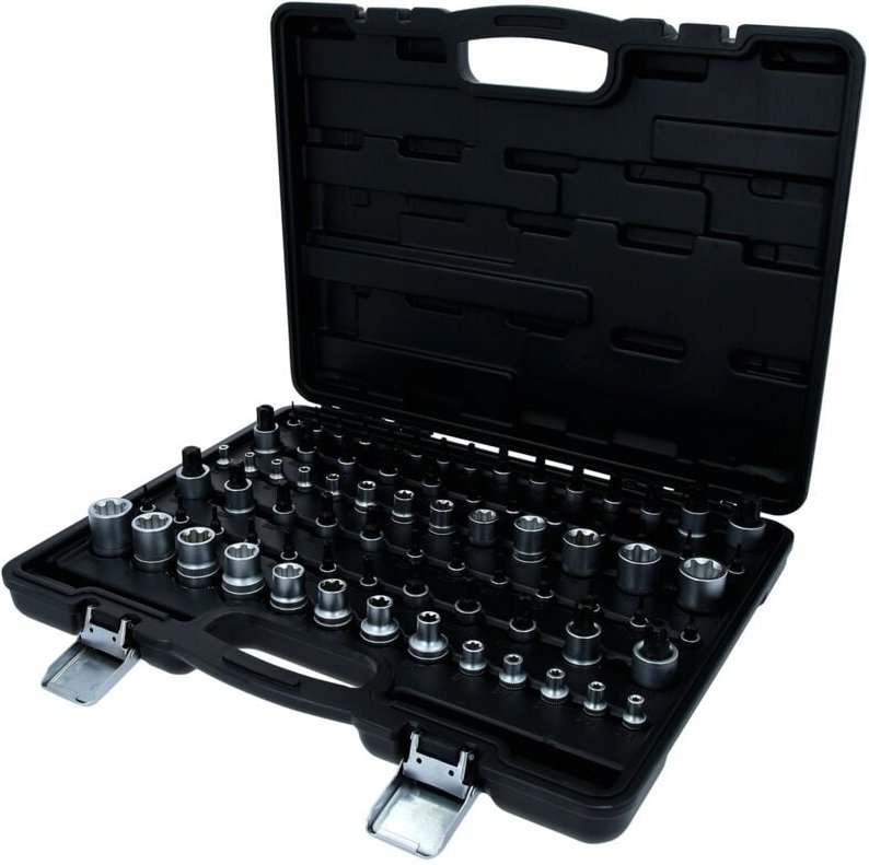 Ks Tools 1/4+3/8+1/2 Torx-Steckschlüssel-Satz, 77-tlg