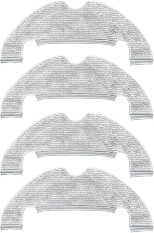 Anwendbares 4-teiliges Ersatz-Reinigungstuch für Dreame D10 Plus/Z10 Pro/L10 Plus Roboter-Staubsauger-Zubehör, Mikrofase...