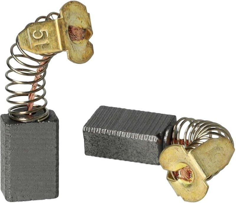 vhbw 2x Kohlebürste 5x8x14,5 mm für Winkelschleifer, Schwingschleifer + Feder