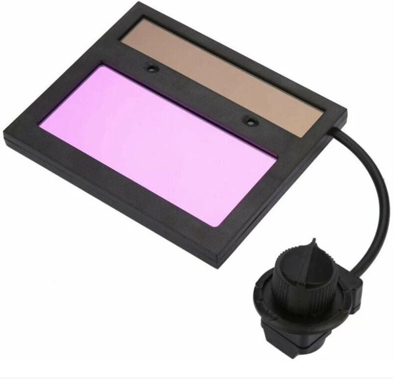 Schweißhelmlinse, Solar Auto Darkening Schweißlinsenplatte, Schweißhelmmaske Automatisierung Filter Schatten Augen Schut...