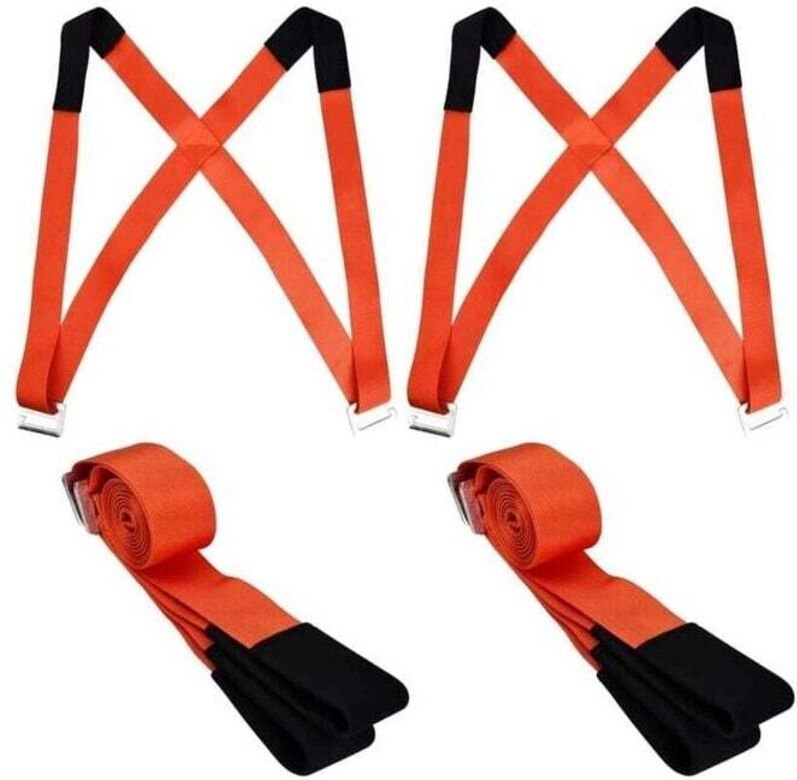 Umzugsgurte für 2 Personen, verstellbare Möbelhebegurte, Transportgurte