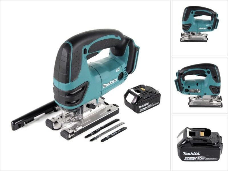 Djv 180 G1 Akku Stichsäge 18V + 1x Akku 6,0 Ah - ohne Ladegerät - Makita