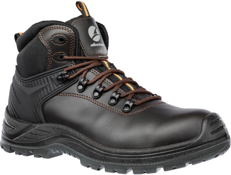 Albatros - endurance mid src 631320-45 Sicherheitsstiefel S3 Schuhgröße (eu): 45 Braun, Schwarz 1 St.