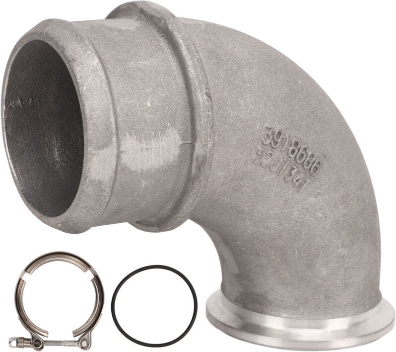 Akozon Turbolader-Auslassbogen Aluminiumlegierung Zuverlässiger ROPIGE Turbo Turbo Turbo Turbo-Bogen Luftübertragung.