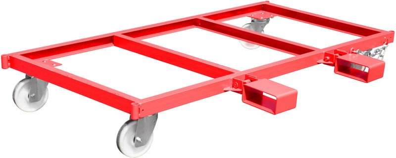 Bauer Langgutseitenwagen LSW 2,5, lackiert, Feuerrot