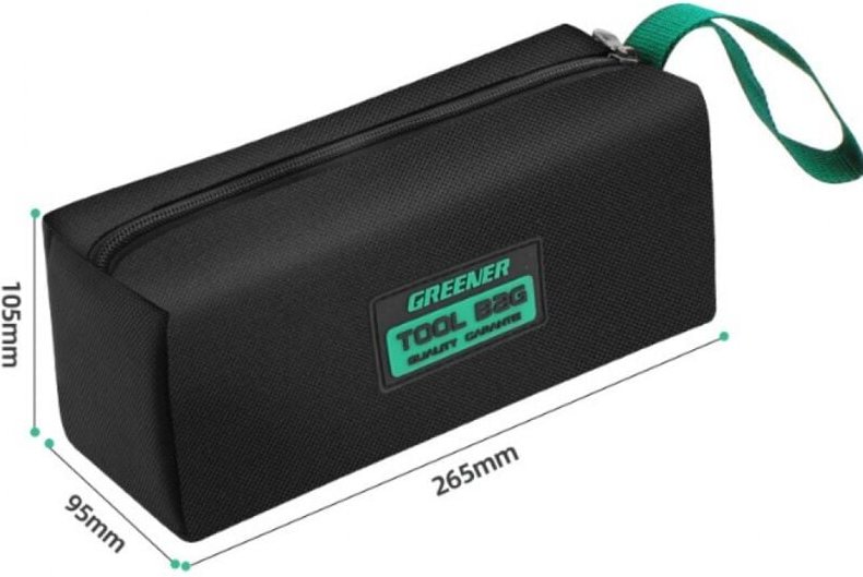 BEBUSINGOTO Elektriker-Werkzeugtasche, wasserdicht, große Kapazität, verschleißfest, breite Öffnung für die Holzbearbeit...