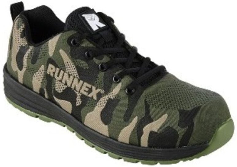 RUNNEX® S3-Sicherheitshalbschuhe SportStar oliv/schwarz/beige 5346 Gr. 45