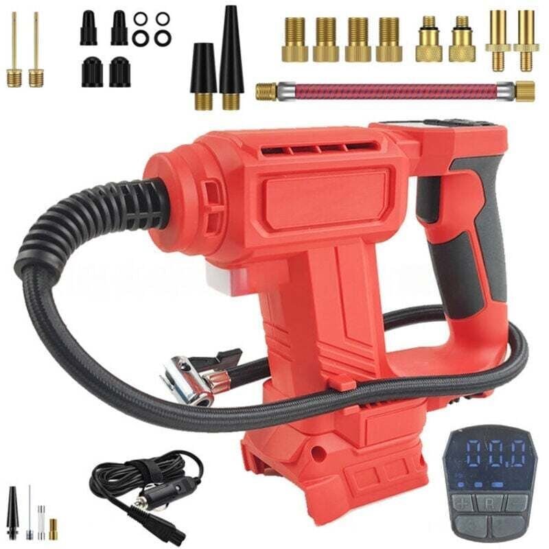 Thumbnail - Milwaukee M18 18V Akku-Luftkompressor, elektrische Luftpumpe mit automatischer Abschaltung und LED-Leuchte, Kompressor f...