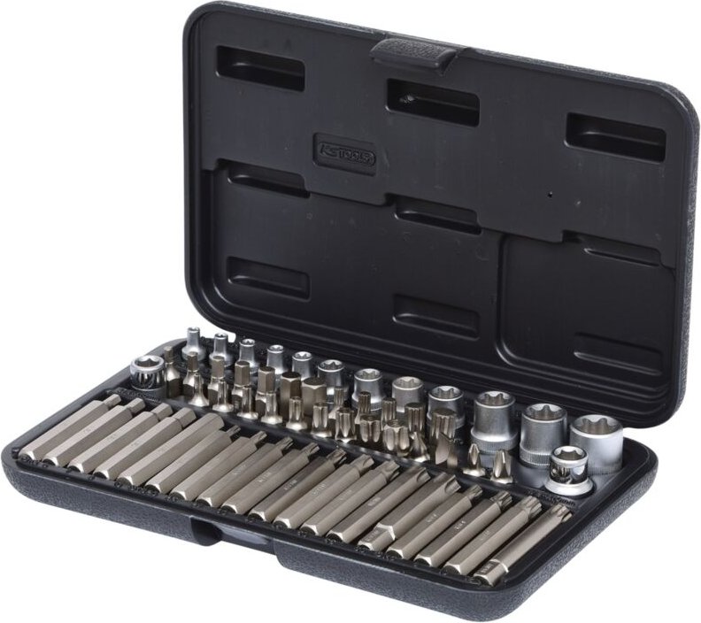 Ks Tools 1/4+3/8+1/2 Torx-Steckschlüssel- und Bit-Satz, 57-tlg