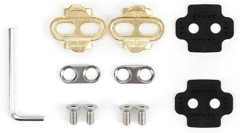 Woosien - Fahrrad Pedal Schloss Stück Kupfer Schloss Schuh Zubehör Schloss Schuh Stück Mountainbike Pedal Schloss Stück