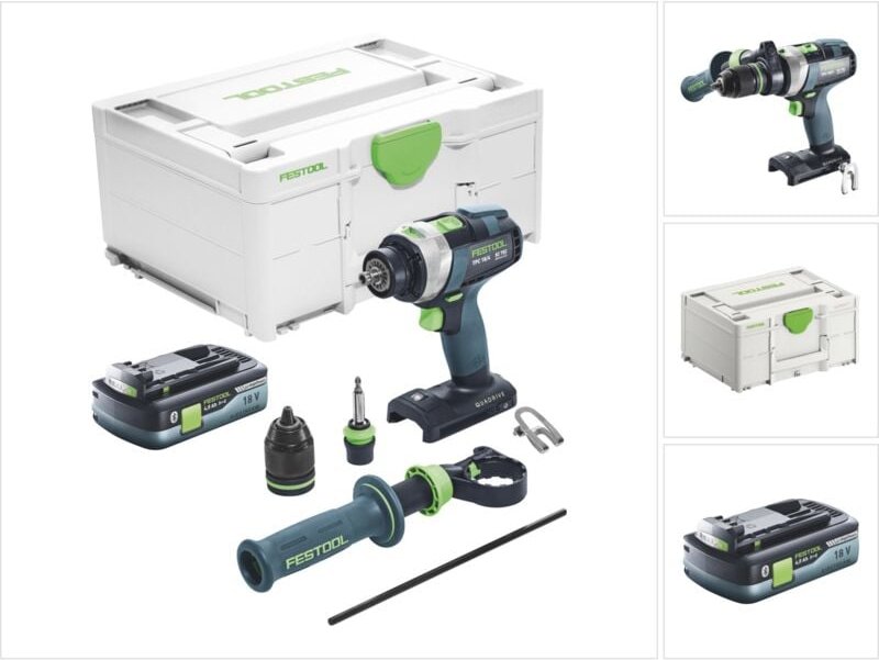 Tpc 18/4 I-Basic Akku Schlagbohrschrauber 18 v 75 Nm Brushless + 1x Akku 4,0 Ah + Systainer - ohne Ladegerät - Festool