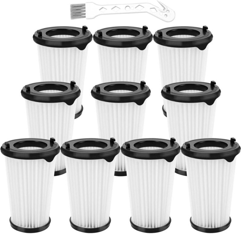 Pack mit 10 Filtern für Ergorapido Staubsauger AEG CX7 CX7-2 für alle Modelle, HEPA-Filter für Electrolux AEG CX7 CX7-2 ...