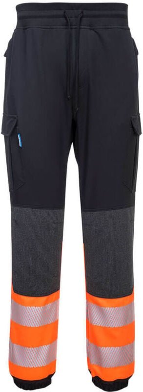 Jogging PW3 Hochsichtbarkeit Flexi Klasse 1 Schwarz/Orange L