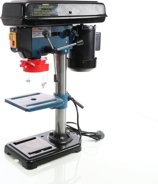 XPOtool Tischbohrmaschine 500 W, Standbohrmaschine mit Laser, 1,5-16 mm Bohrfutter und 500-2500 U/min, Säulenbohrmaschin...