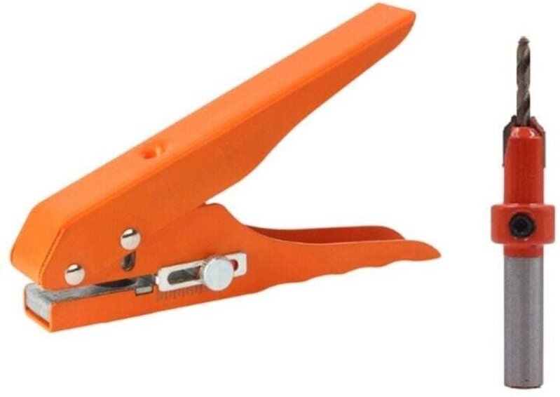 Stanzzange für Kantenanleimer, Stanzwerkzeug, Abdeckwerkzeug, 3x8-mm-Bohrer, Loch, Schraube, Kappe, Holzbearbeitung